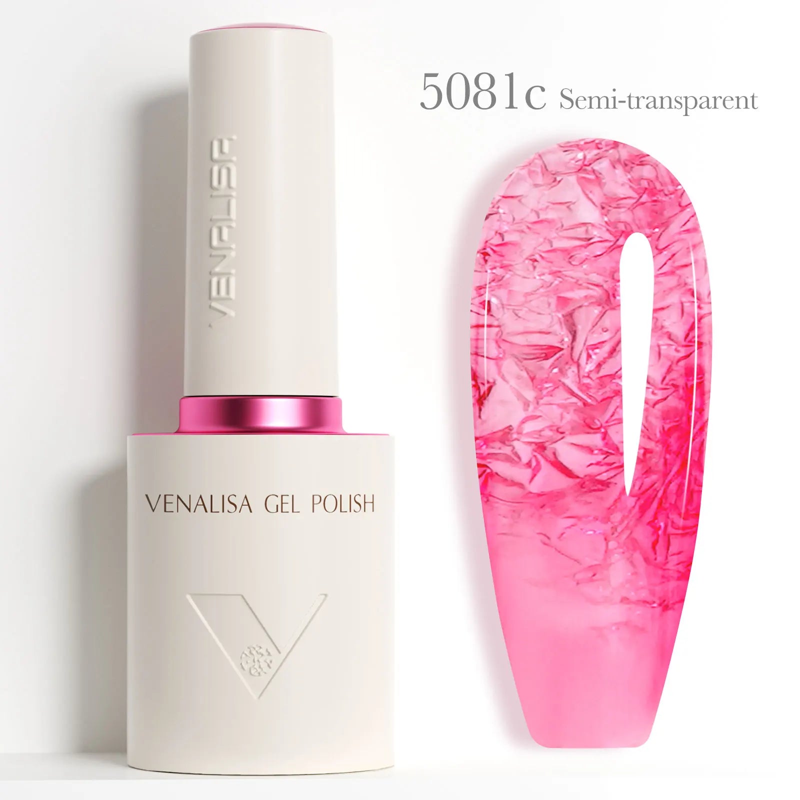 Esmalte de Gel Vegano 10 ml – Colores de Verano, Semi-Transparente, Libre de HEMA/TPO