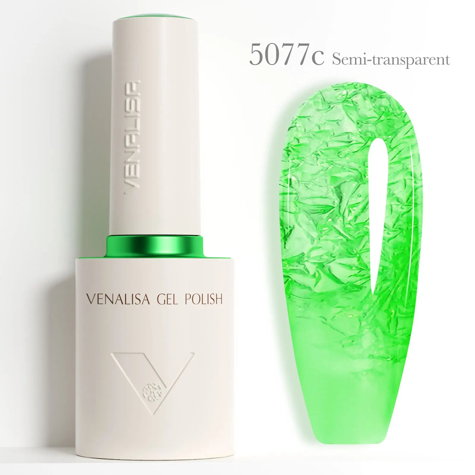 Esmalte de Gel Vegano 10 ml – Colores de Verano, Semi-Transparente, Libre de HEMA/TPO