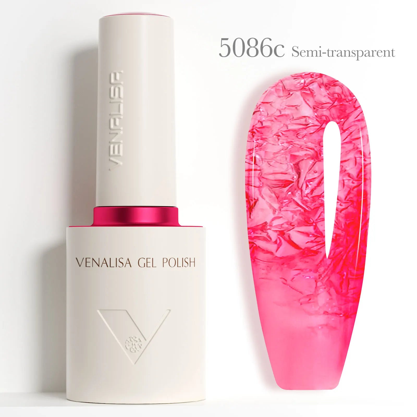 Esmalte de Gel Vegano 10 ml – Colores de Verano, Semi-Transparente, Libre de HEMA/TPO