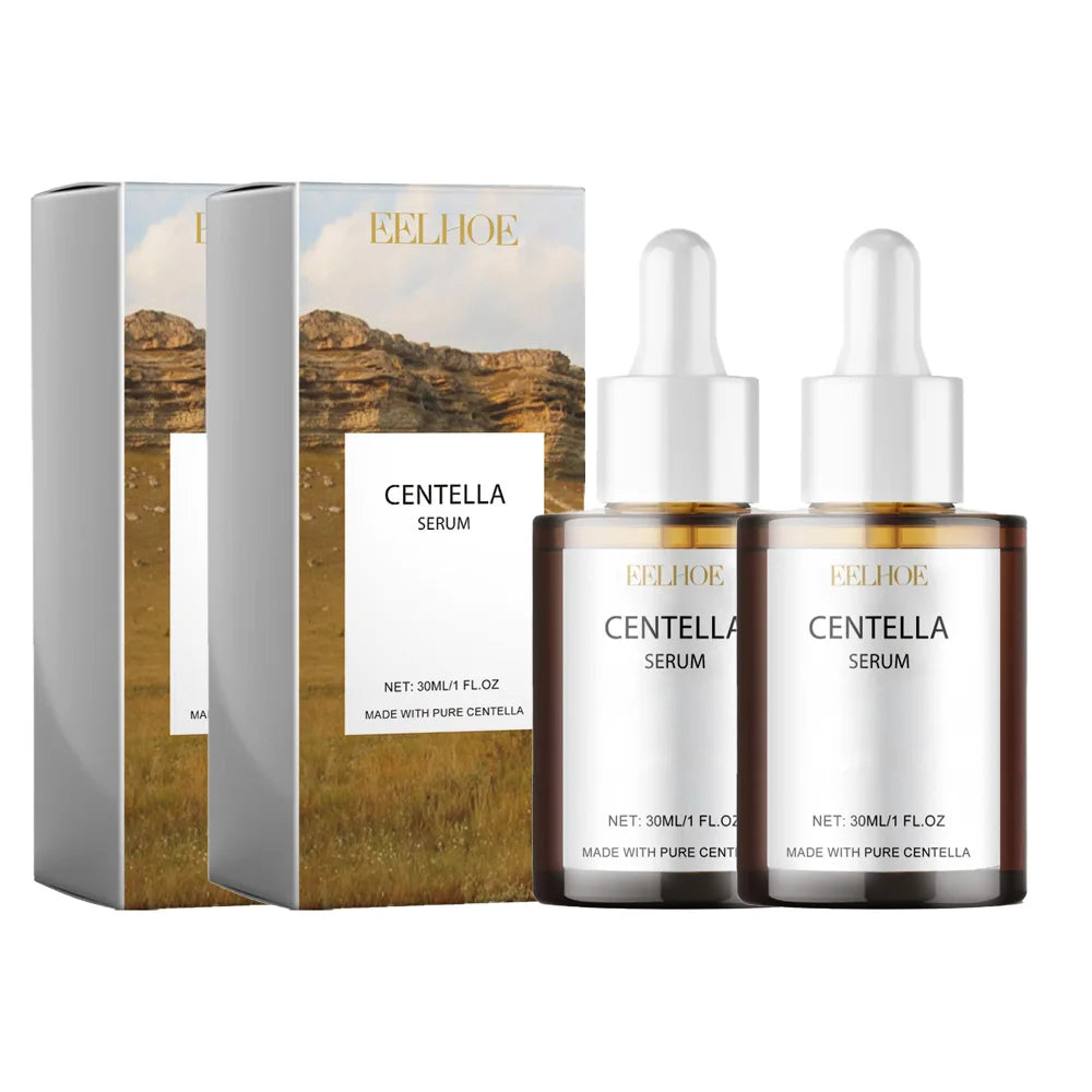 Centella Asiatica Serum 30ml Korean Skincare for Face Hydrating Calming Redness Relief Vegan Sensitive Face Essence Skin Care