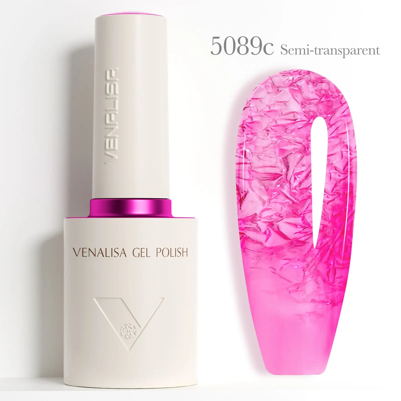 Esmalte de Gel Vegano 10 ml – Colores de Verano, Semi-Transparente, Libre de HEMA/TPO