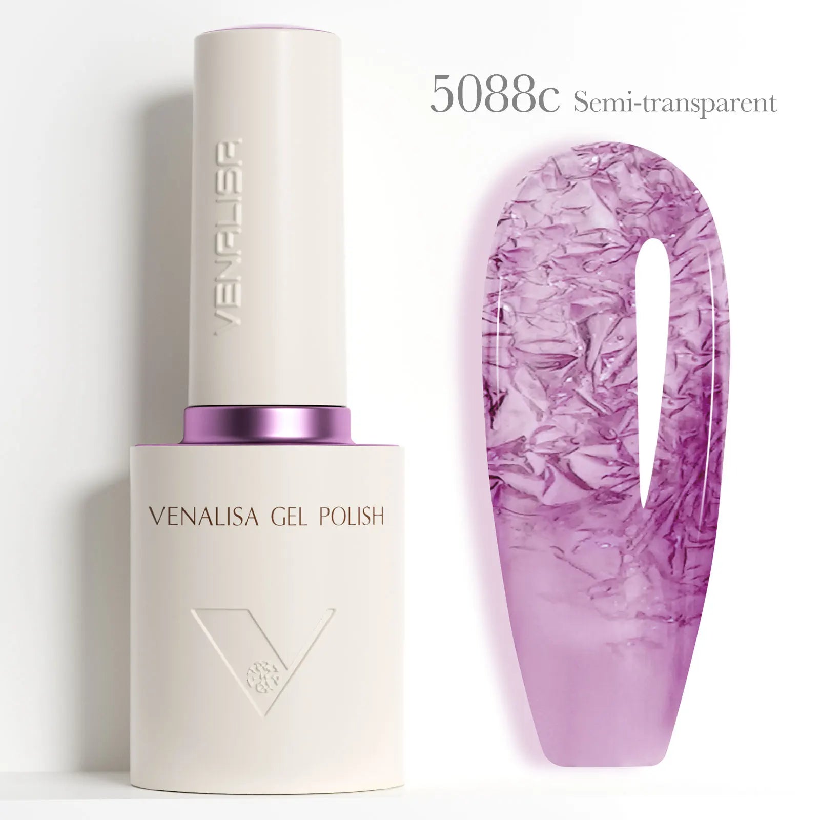 Esmalte de Gel Vegano 10 ml – Colores de Verano, Semi-Transparente, Libre de HEMA/TPO