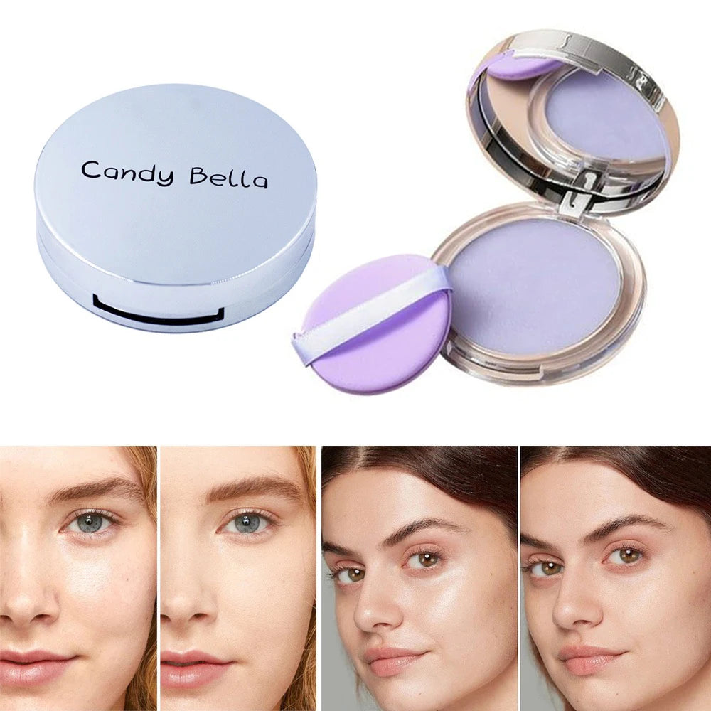Polvo Facial Candy Bella Violet – Crema a Polvo, Control de Grasa y Acabado Natural de Larga Duración