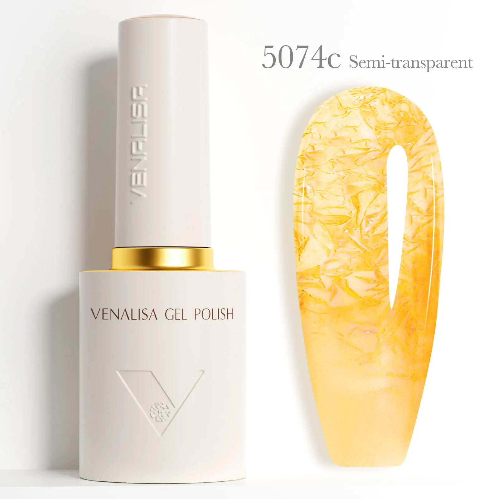 Esmalte de Gel Vegano 10 ml – Colores de Verano, Semi-Transparente, Libre de HEMA/TPO