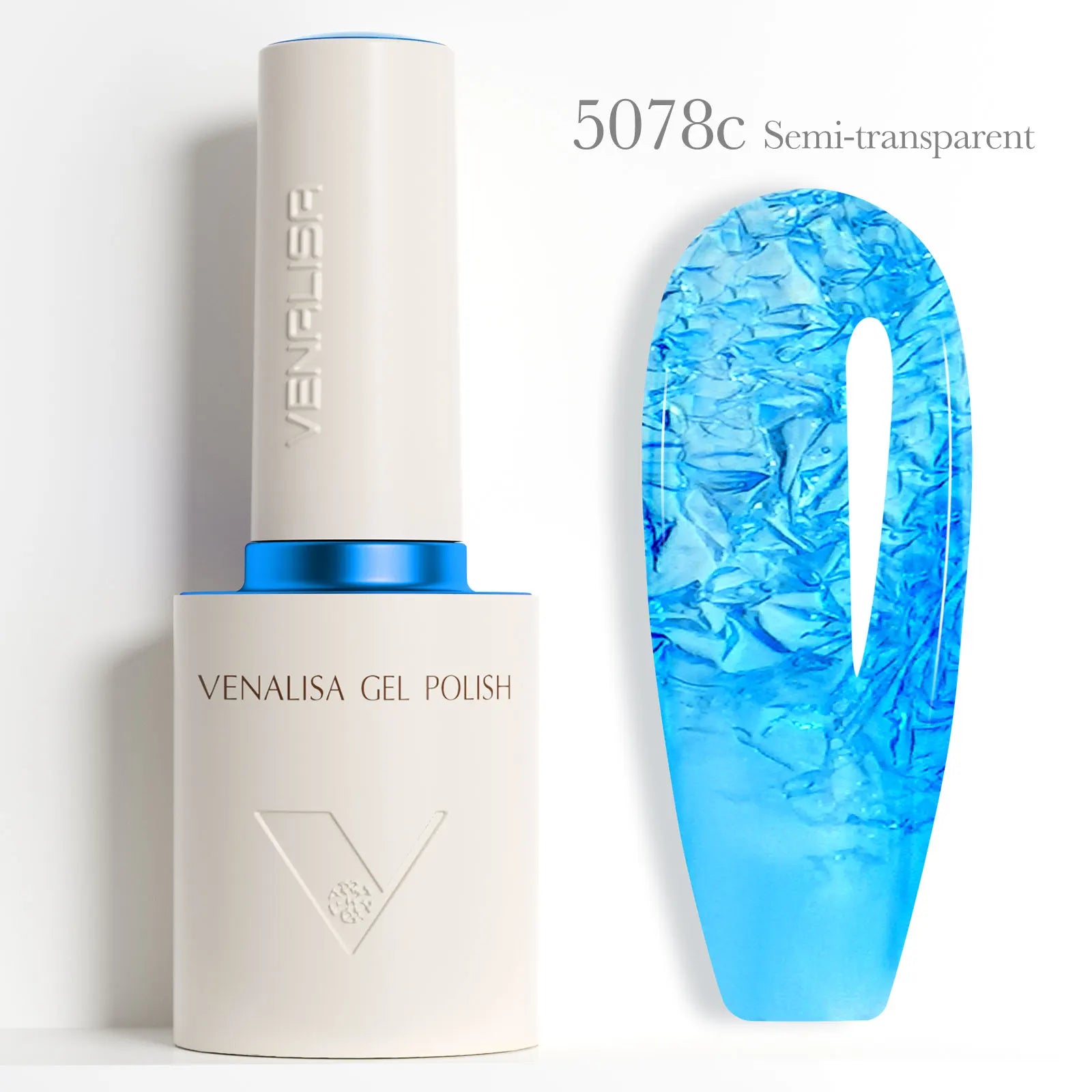 Esmalte de Gel Vegano 10 ml – Colores de Verano, Semi-Transparente, Libre de HEMA/TPO