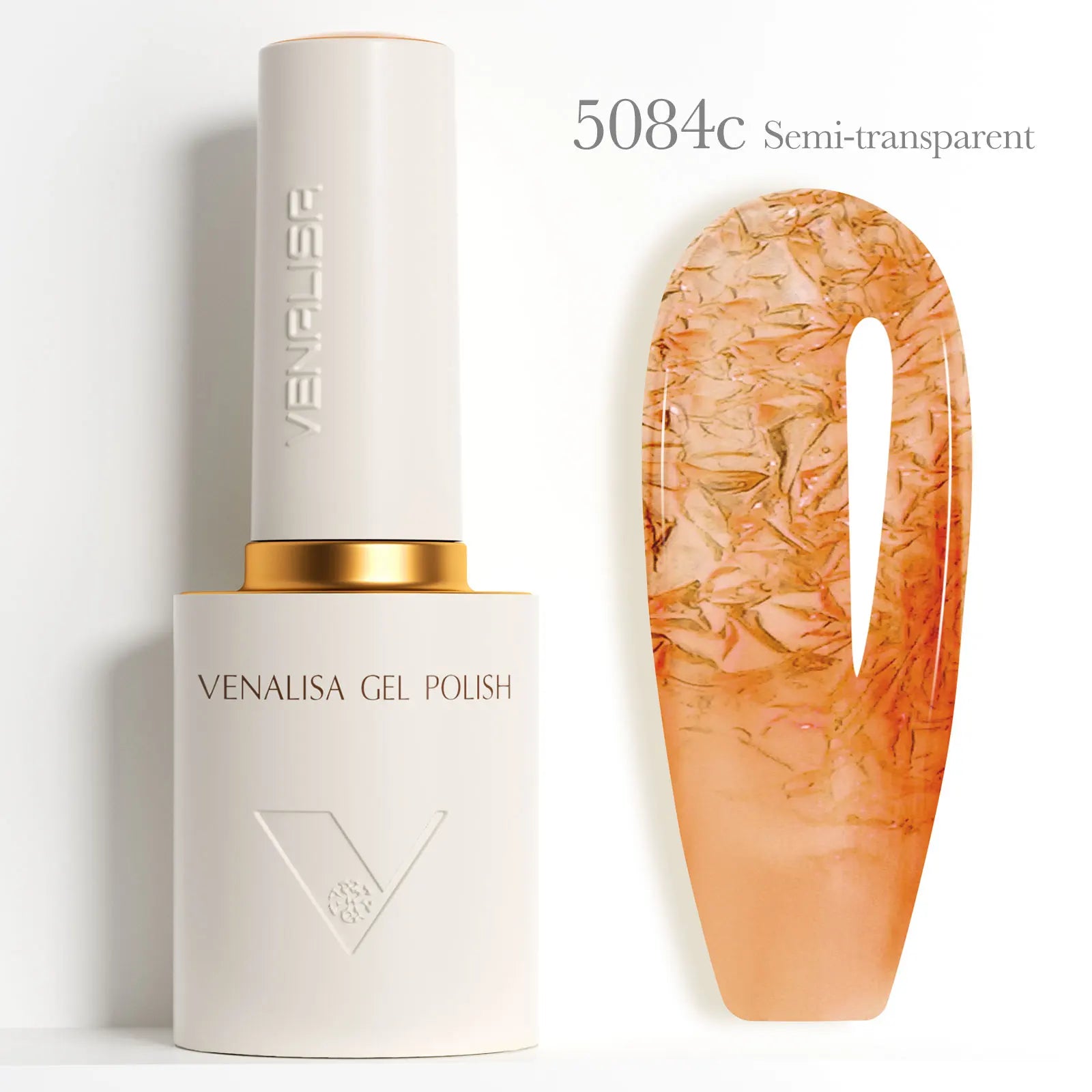Esmalte de Gel Vegano 10 ml – Colores de Verano, Semi-Transparente, Libre de HEMA/TPO